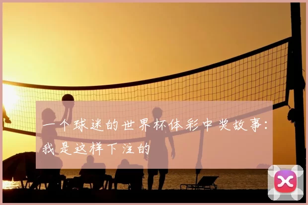 一个球迷的世界杯体彩中奖故事：我是这样下注的