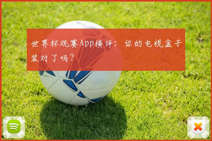 世界杯观赛App横评：你的电视盒子装对了吗？